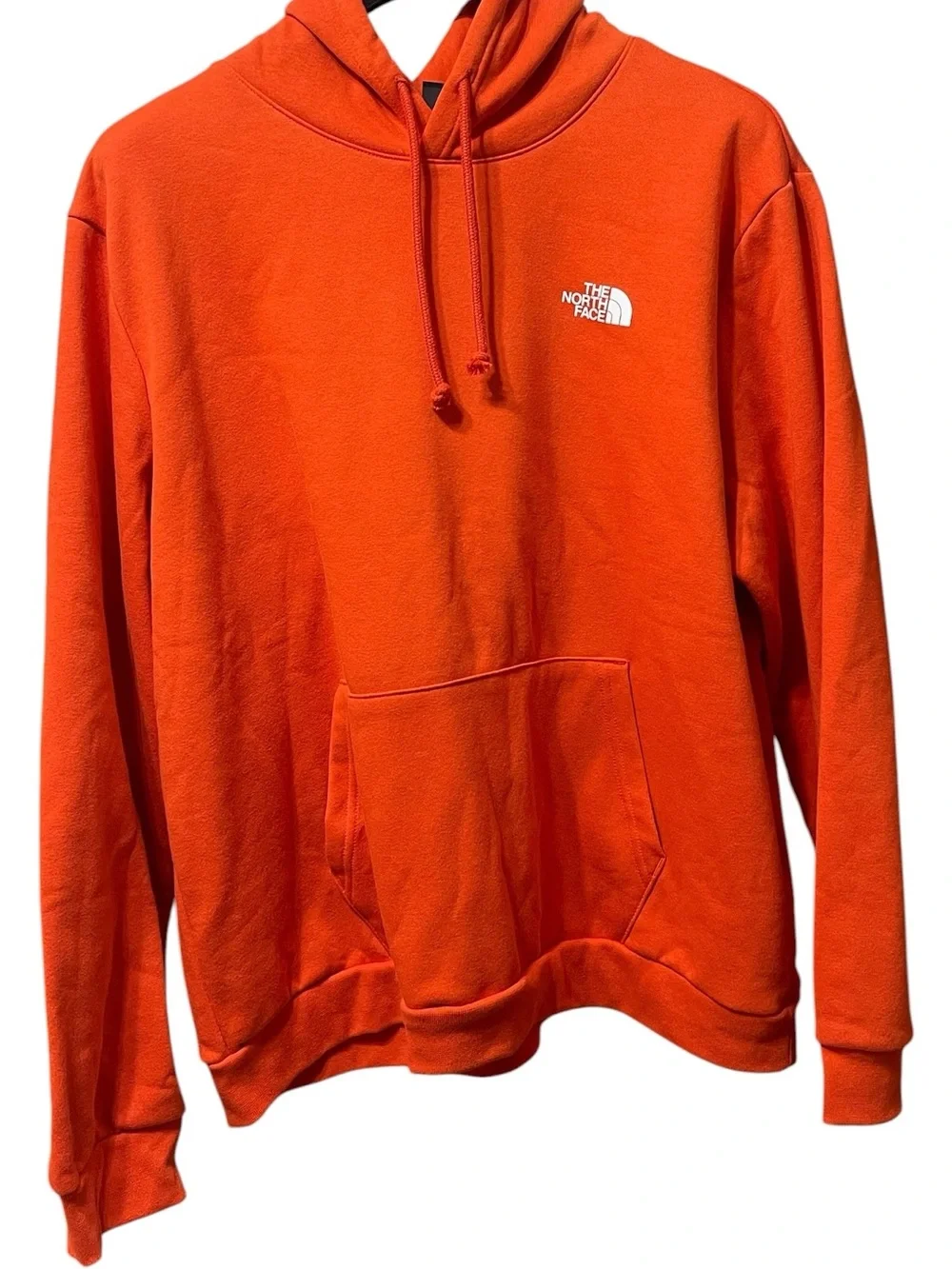 The North Face Men's Orange Evolution Box NSE Sweatshirt Hoodie sz XXL NWT